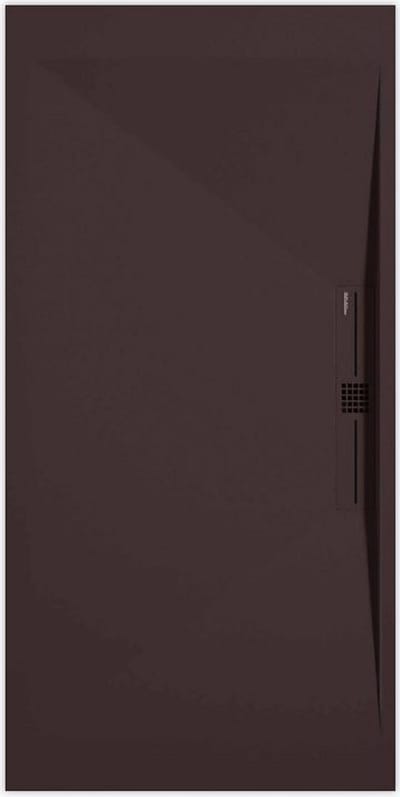 Sanifun douchebak Stone Side Chocolate Smooth 1600 x 800 P