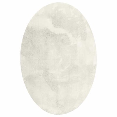 vidaXL - Tapijt - HUARTE - Crèmekleurig - 140 - x - 200 - cm - 100% - Polyester