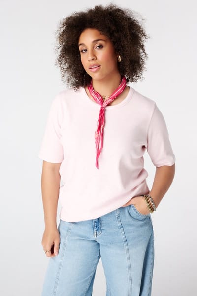 MS Mode Top Basic top van ribstof