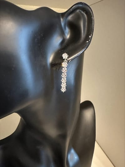 Strass decor drop oorbellen | | Make up | Parfum | Moederdag | Verjaardagscadeau| Cadeautje| Valentijnsdag| Kado | sieraden | vaderdag | oorbellen | oorsieraden