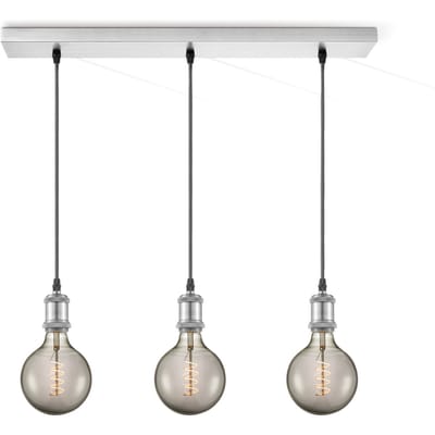 Home sweet home hanglamp Vintage 3L Beam Spiral g125 - smoke