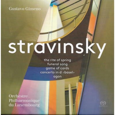 CD GUSTAVO GIMENO, IGOR STRAVINSKY, OF - Stravinsky - The Rite Of Spring - F PTC5186650 PentaTone 2018 Duitsland Klassiek Gebruikt