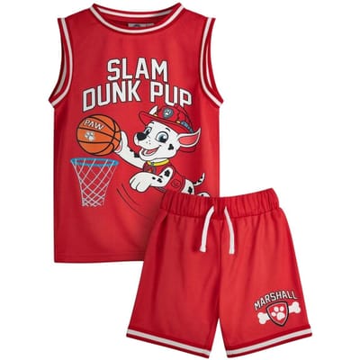 Paw Patrol Jongens Marshall Basketbal Set 6-7 Years rood