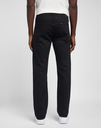Lee - DAREN ZIP FLY BLACK RINSE - W31 X L34