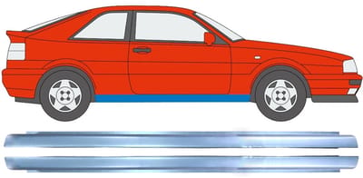 Reparatie dorpel voor Volkswagen Corrado 1987-1995 / Links + Rechts / Set