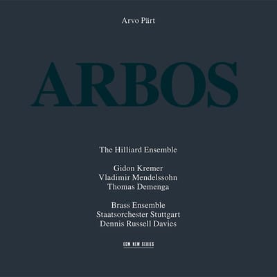 The Hilliard Ensemble - Pärt: Arbos (CD)