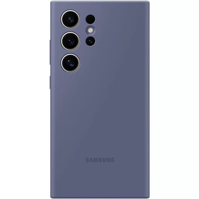 Samsung Silicone Case - Geschikt voor Samsung Galaxy S24 Ultra - Violet