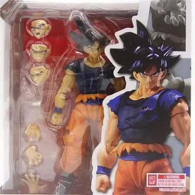 OP VOORRAAD HEET Nieuwe Dragon Ball Super Son Goku Actiefiguur Migatte No Goku Kizashi Beweegbare Gewrichten Verzamelaar Model Pop Cadeau