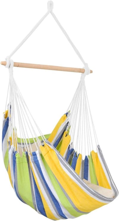 XL Hangstoel Relax - Duurzame Zweefstoel voor Ontspanning tot 120 kg - 130 x 100 cm - Kolibrie Kleur