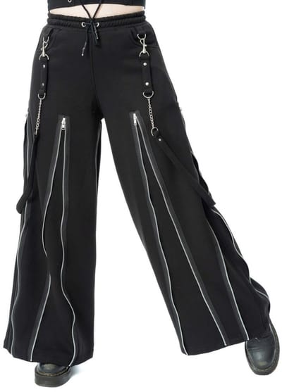 Heartless - Ember Alter Wijde broek - S - Zwart