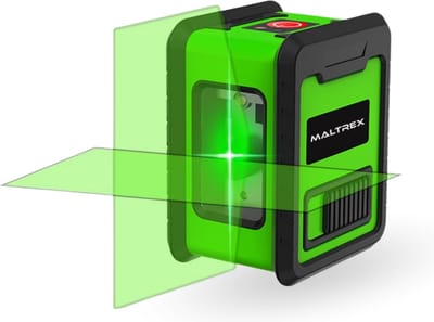 Premium Draadloze Kruislijnlaser – Bouwlaser Zelfnivellerend –Nauwkeurigheid 0,3 mm/m – Werkbereik 20 m