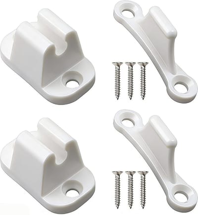 2 Stuks Caravan Deuropener Set - T-vormige Deurstopper voor Motorhomes met 35mm en 48mm Opties, Ideaal voor Buitengebruik en Veiligheid