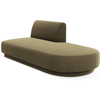 2-zits modulair zitelement Miley open rechterkant velvet | Micadoni Limited Edition