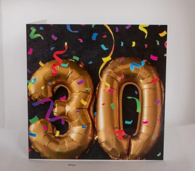 Gefeliciteerd wenskaart (A6) – 30 jaar verjaardagskaart | Kleintje Fotografie