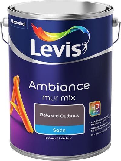 Levis - Ambiance Mur Satin Mix - Relaxed Outback - Mengverf - 5 L
