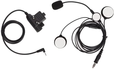 SPHProducts - Motorhelm Headset U94 - Ruisonderdrukking - 7.1mm - Stereogeluid - Hoofdtelefoon - Geschikt voor T5428 en T80 - Militaire jachthelm
