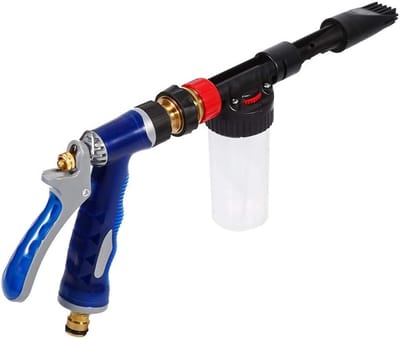 Schuimpistool voor automatische reiniging - verstelbaar - Foamaster - autowassen - Watersproeier - Sneeuw - Sproeier - snelaansluiting