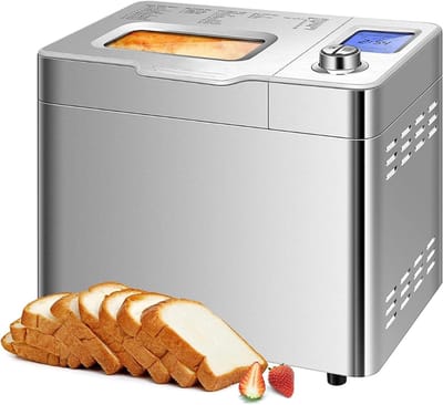 Nexvo® Broodbakmachine - Broodbakmachines - Broodbak machine - Zilver - 36cm x 22cm x 30cm