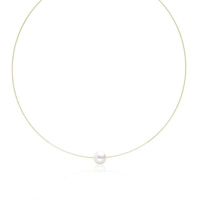 Luna-Pearls - 216.0848 - Ketting - 585/-Geel goud met Zoetwater gekweekte parel