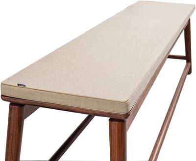 Buitenbank Kussen - Zitkussen Terras - Buiten Ontspannen - Extra Dik Comfort - 100-200 cm - Stijlvol Beige