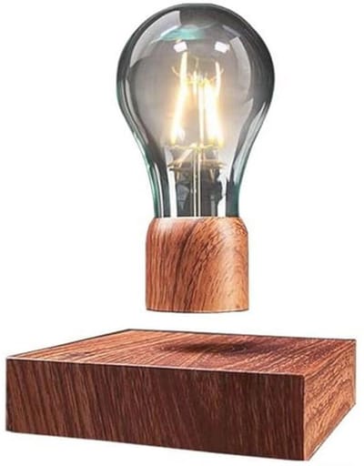 Zwevende LED Gloeilamp - Magnetische Drijvende Lamp voor Bureaus en Decoratie
