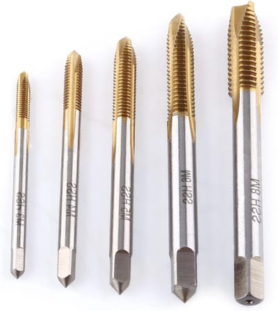 Draad Snijgereedschap Set voor M3 M4 M5 M6 M8 - 5-delige Set voor Draad Snijden en Reparatie met Voorste Spanuitworp