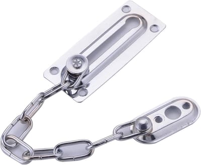 Deurketting - Veiligheidsketting Deur - Beveiliging Huis - Roestvrij Staal - 100 g - Zilver