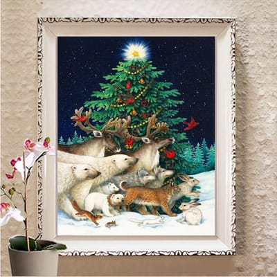 DIY 5D Diamond schilderij volledige ronde boor steentjes Cross Stitch mozaïek Kits Diamond borduurwerk schilderijen Full Square 20X30CM