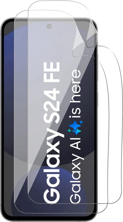 Screenprotector geschikt voor Samsung Galaxy S24 FE - 2x FlexGuard Screen Protector