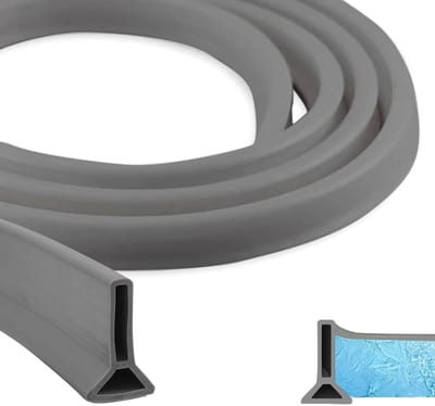 Dailygoods- Waterbeschermingsstrip 100 cm - Zelfklevend - Siliconen Doucheafdichtstrip - Waterstop - Drempel voor Douchevloer - Effectieve Waterbescherming - Doucheafdichting