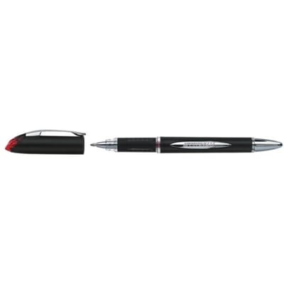 Uni-ball roller Jetstream rood schrijfbreedte 045 mm medium schrift schrijfpunt 1 mm zwarte rubbe...