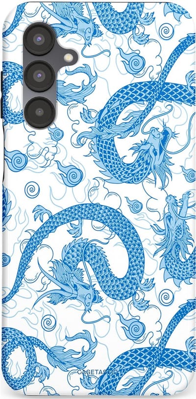 Casetastic Hoesje Geschikt voor Samsung A16 - Stijlvolle Beschermende Duo-layer Case - Drakengloed