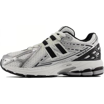 New Balance 1906R Grote Kinderen Zilver Metallic Zwart in W-breedte Kinder Sneakers Zeezout GC1906ER 38 gray