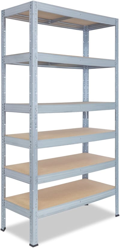 Shelfplaza PRO metalen stellingkast - 180x50x45 cm - verzinkt - 6 planken