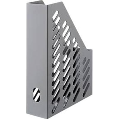 KARMA-magazijnmap, DIN A4/C4, 100% gerecycled materiaal, B 76 x D 246 x H 315 mm, H-front: 148 mm, grijs