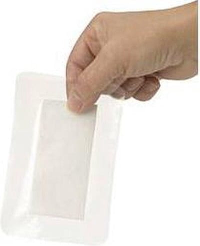 HEKA plast border - Eilandpleister transparant steriel - 5 x 7 cm - 1 stuks