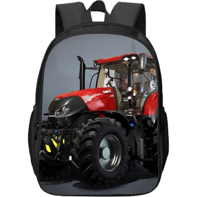 Farming Simulator Dubbellaagse Rugzakken voor Jongens en Meisjes voor Leerlingen van de Basisschool en Middelbare School