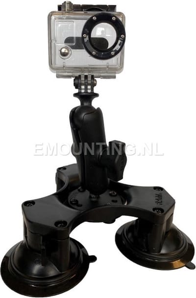 Triple Suction GoPro montageset RAP-B-365-224-GOP1U