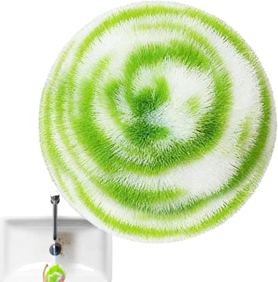 Douche Schoonmaakborstel - Badschrobber - Badkamer Reinigen - 360 Graden Ontwerp - 10x10x10 cm - Groen