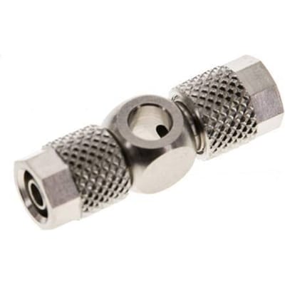6x4 & M5 Vernikkeld Messing T-Banjobout Opsteekkoppeling [2 Stuks]