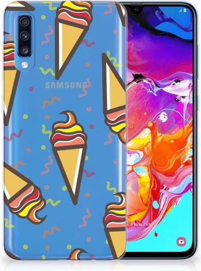 Samsung Galaxy A70 Siliconen Case Icecream