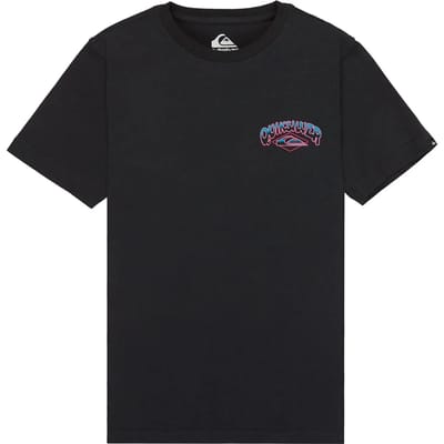 Quiksilver Palm Horizon T-shirt Met Korte Mouwen Zwart 14 Years Jongen