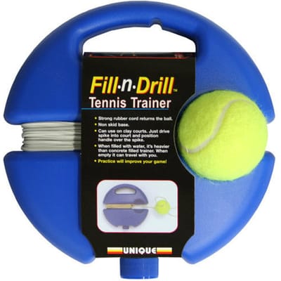 Tourna Fill & Drill Tennistrainingstoestel-Blauw,Geel