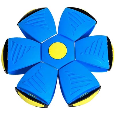 Vervormbare Vliegende Schotel Bal Magisch Vent Speelgoed ideaal voor Kinderen Buiten/Binnen Ouder-Kind Voetdruk Verlichting Stress Decompressie Cadeau blauw