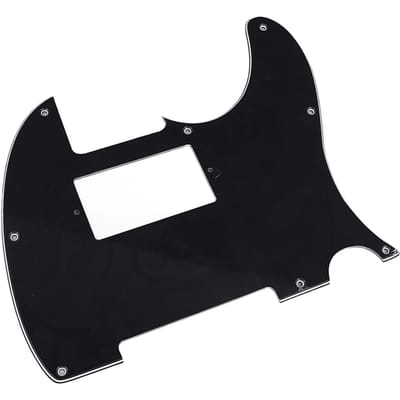 Gitaar slagplaat PVC Krasbestendig Decoratief Geluidsdempend Gitaar Beschermplaat voor Fender black