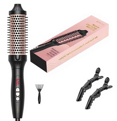 LYNEX Thermal Brush - Keramische Warmteborstel - Airstyler - Haardroger - Fohnborstel en Airstyler Alternatief - Krulborstel en Stijlborstel in 1 - Krultang