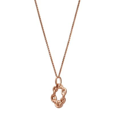 Orphelia 'Estelle' Dames 925 Sterling Zilveren Ketting met Hanger - Roze ZH-7516/RG