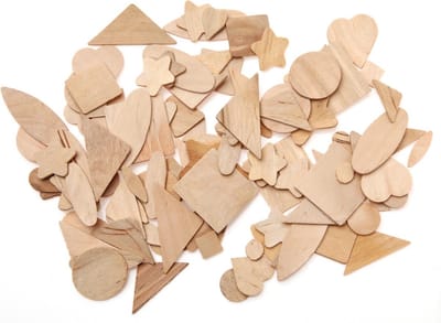Bouhon mengeling stuk hout | set van 100 stuks