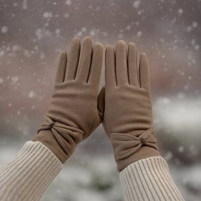 Handschoenen Dames - Winddicht - Wanten - Warm en Zacht - Dames handschoenen met Voering - Winter - One Size