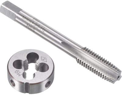 Dailygoods - Metrische Tap- en Matrijzenset M9 x 1,25 mm voor Doe-Het-Zelf Klussen